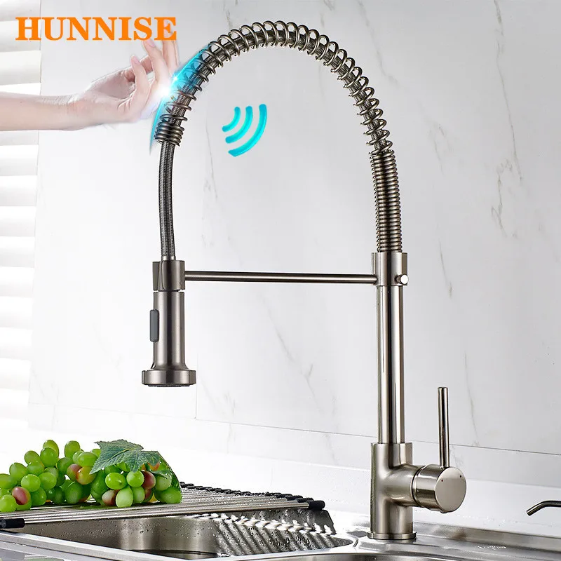 Touch Spring Kitchen Faucet of Pull Out Kitchen Sink Faucets Sensitive Spring Kitchen Tap Smart Touch Spring Kitchen Faucets
Touch Spring Kitchen Faucet of Pull Out Kitchen Sink Faucets Sensitive Spring Kitchen Tap Smart Touch Spring Kitchen Faucets