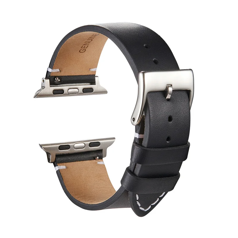 Korean Style Genuine Leather Watchbands For Apple Watch Series 6 SE 5 4 3 Men Women Wach Straps 38mm 40mm 42mm 44mm Watch Band
Korean Style Genuine Leather Watchbands For Apple Watch Series 6 SE 5 4 3 Men Women Wach Straps 38mm 40mm 42mm 44mm Watch Band