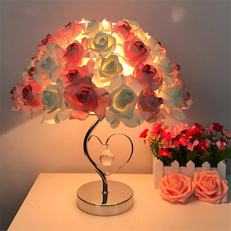 Modern Colorful Rose LED Table Lamp Loving Heart Desk Reading Light For Bedroom Living Room Bedside Lamp Fixtures Gift
Modern Colorful Rose LED Table Lamp Loving Heart Desk Reading Light For Bedroom Living Room Bedside Lamp Fixtures Gift