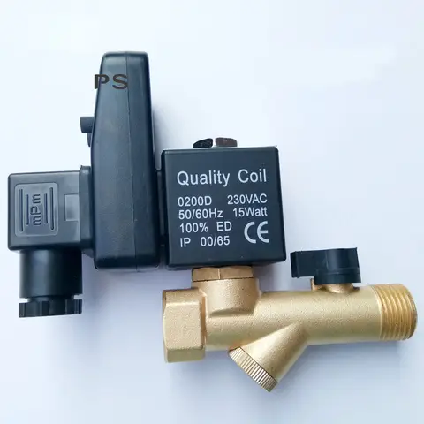 1/2 "Elektrische Timer Auto Water Klep Elektronische Drain Magneetventiel Voor Air Compressor Condensaat Elektrische Aftapkraan