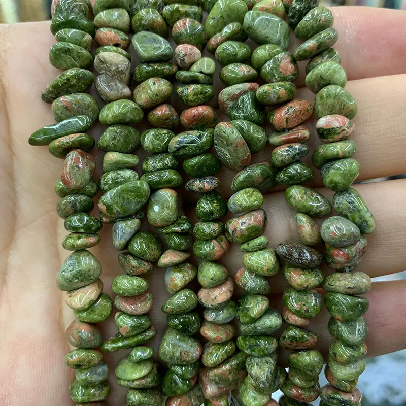 YWROLE 100% Natural 2pcs 15inch Unakite Irregular Stone Beads For Jewelry Making DIY Bracelet Necklace 5-8MM
YWROLE 100% Natural 2pcs 15inch Unakite Irregular Stone Beads For Jewelry Making DIY Bracelet Necklace 5-8MM