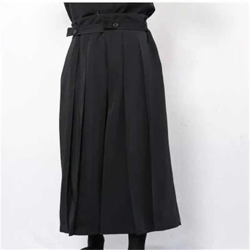 Men's Pant Skirt Wide Leg Pants Spring And Autumn New Style Yamamoto Pleated Pants Fashion Popular Loose Large Size Nine Pants
Men's Pant Skirt Wide Leg Pants Spring And Autumn New Style Yamamoto Pleated Pants Fashion Popular Loose Large Size Nine Pants