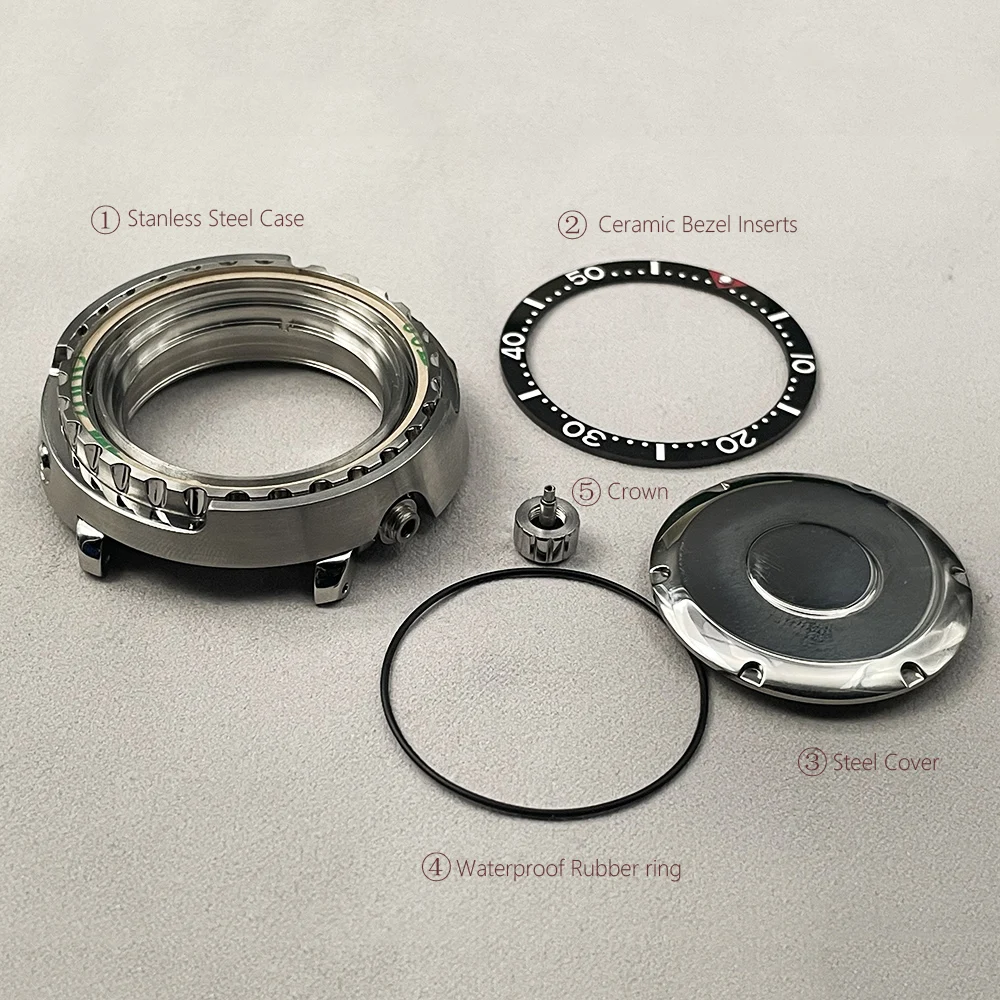 Чехол для часов из нержавеющей стали для Seiko Tuna Suit для NH35 NH36, движение, брикет, сапфировое стекло, Водонепроницаемость 100 м
Чехол для часов из нержавеющей стали для Seiko Tuna Suit для NH35 NH36, движение, брикет, сапфировое стекло, Водонепроницаемость 100 м