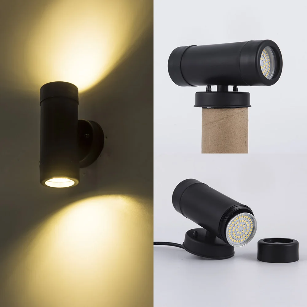 Bedside lampara de pared exterior GU10 Socket Outdoor Indoor Black Wall Lamp for Corridor Bathroom
Bedside lampara de pared exterior GU10 Socket Outdoor Indoor Black Wall Lamp for Corridor Bathroom