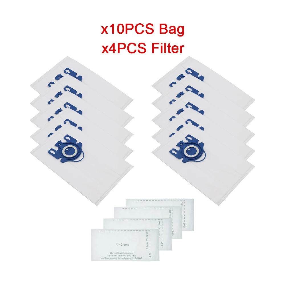 10Pcs/Lot For Miele Type GN Deluxe Synthetic Vacuum & 4 Filters S2 S5 S8 C1 C3 Hepa Vacuum Cleaner DUST BAGS With FILTERS
10Pcs/Lot For Miele Type GN Deluxe Synthetic Vacuum & 4 Filters S2 S5 S8 C1 C3 Hepa Vacuum Cleaner DUST BAGS With FILTERS