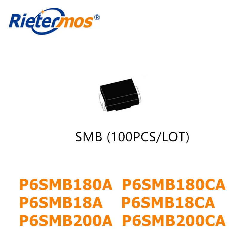 100 шт. SMB P6SMB180A P6SMB180CA P6SMB18A P6SMB18CA P6SMB200A P6SMB200CA DO-214AA высокое качество
100 шт. SMB P6SMB180A P6SMB180CA P6SMB18A P6SMB18CA P6SMB200A P6SMB200CA DO-214AA высокое качество