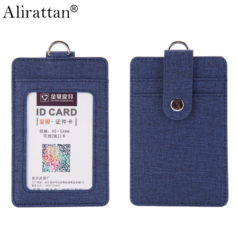 Alirattan 2024 New Fashion Card Cover Work Name Card Holders Business Work Card ID PU Design Badge Retractable Buckle Lanyard
Alirattan 2024 New Fashion Card Cover Work Name Card Holders Business Work Card ID PU Design Badge Retractable Buckle Lanyard