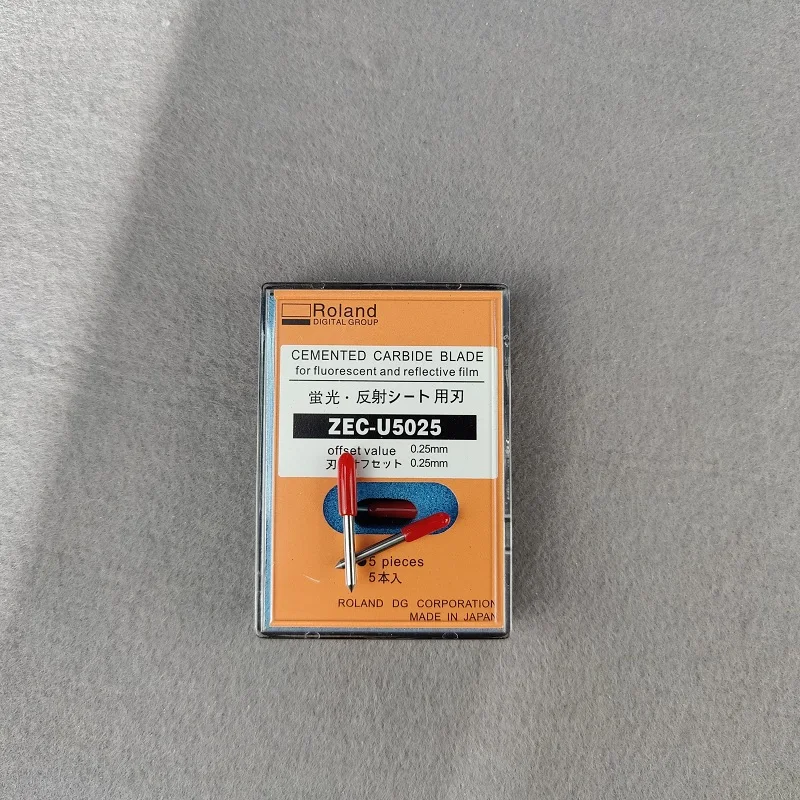 LETOP 5 Piece Cutting Printer Accessories ZEC-U5025 45 Degree Blades Red Cutting Plotter For Roland Vinyl Cutter Blade