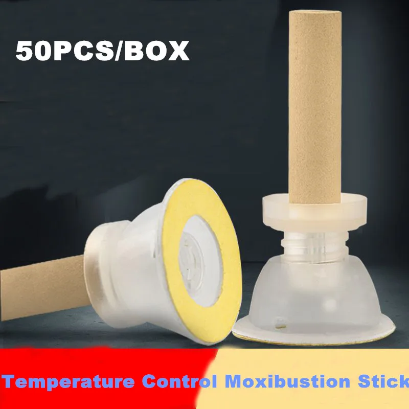 50Pcs/Box Temperature Control Moxa Stick Thick Moxibustion Self-adhesive Acupuncture Massage Sticker Artemisia Holder Roller
50Pcs/Box Temperature Control Moxa Stick Thick Moxibustion Self-adhesive Acupuncture Massage Sticker Artemisia Holder Roller