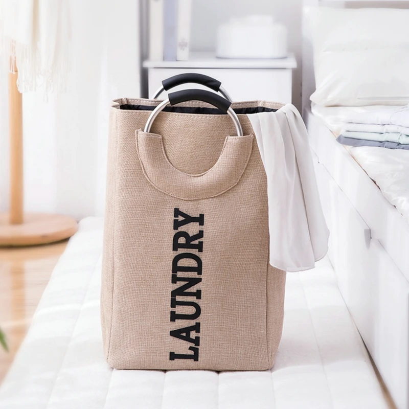 Clothes Storage Bag Sorter Bin Storage Basket Laundry Handbag Foldable Linen Laundry Hamper Basket
Clothes Storage Bag Sorter Bin Storage Basket Laundry Handbag Foldable Linen Laundry Hamper Basket