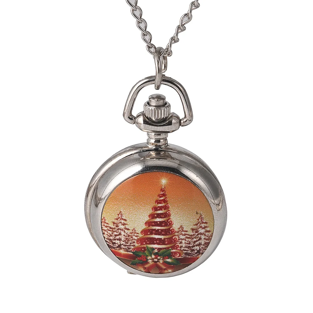 2019 hot new fashion pocket watch necklace Christmas tree silver pocket watch wholesale Christmas best gift to friends
2019 hot new fashion pocket watch necklace Christmas tree silver pocket watch wholesale Christmas best gift to friends