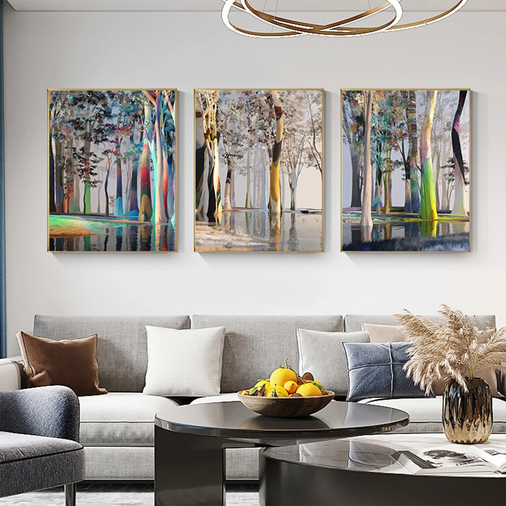 Nordic Wall Art Colorful Tree Oil Painting Print on Canvas Art Poster Tree of Life Canvas Painting Picture for Living Room Decor
Nordic Wall Art Colorful Tree Oil Painting Print on Canvas Art Poster Tree of Life Canvas Painting Picture for Living Room Decor