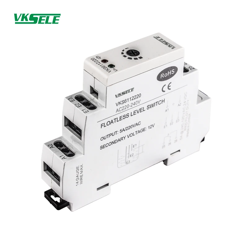 VKS6124 High Sensitivity Adjustable timer relay DIN Rail 220V electric timer switch
VKS6124 High Sensitivity Adjustable timer relay DIN Rail 220V electric timer switch