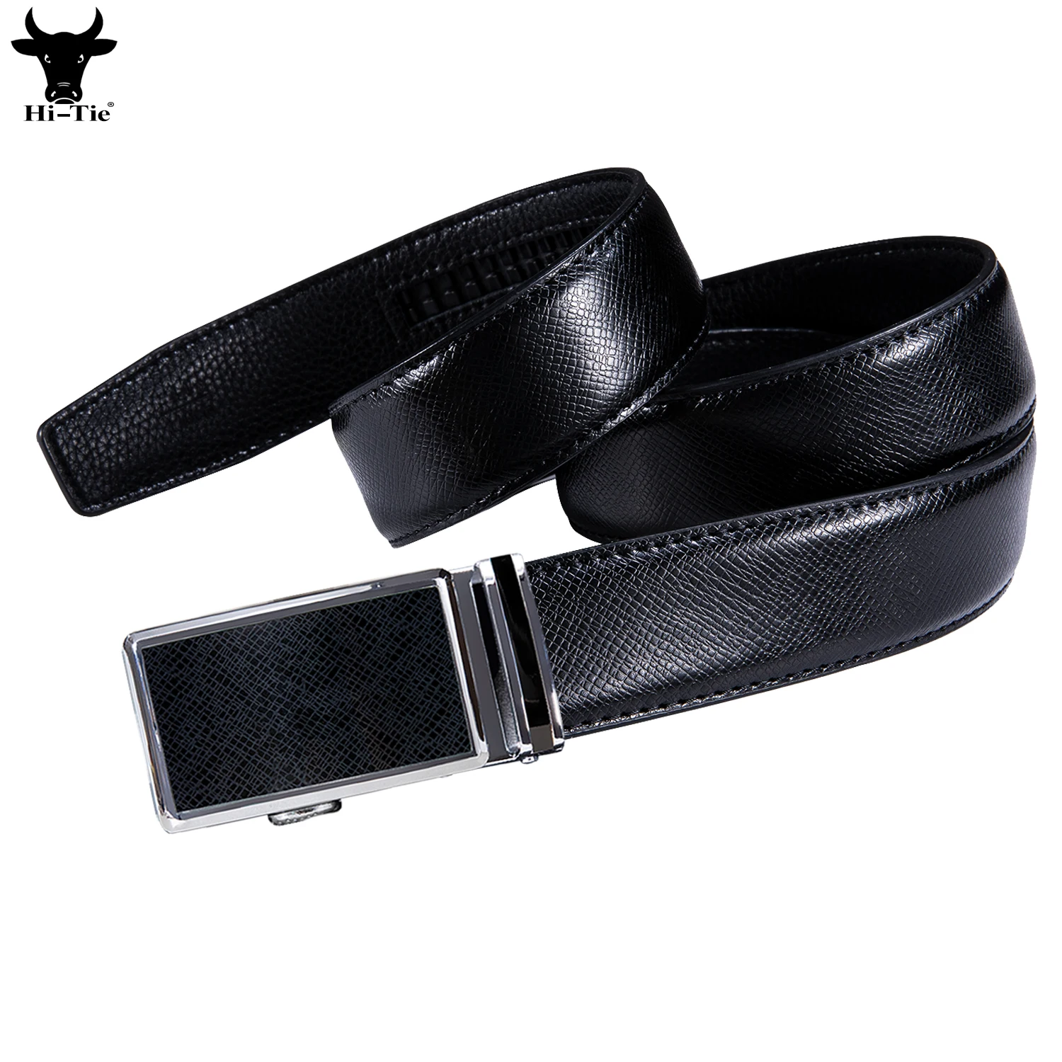 Formal Black Genuine Leather Mens Suit Belts Metal Automatic Buckles Ratchet Straps Pants Trousers Waist Belt for Dress Jeans
Formal Black Genuine Leather Mens Suit Belts Metal Automatic Buckles Ratchet Straps Pants Trousers Waist Belt for Dress Jeans