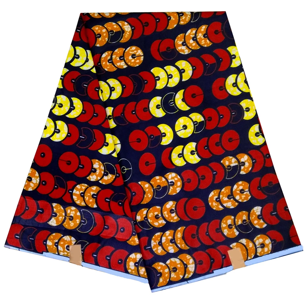 6Yards\lot Veritable Real Wax High Quality Polyester African Print Fabric
6Yards\lot Veritable Real Wax High Quality Polyester African Print Fabric