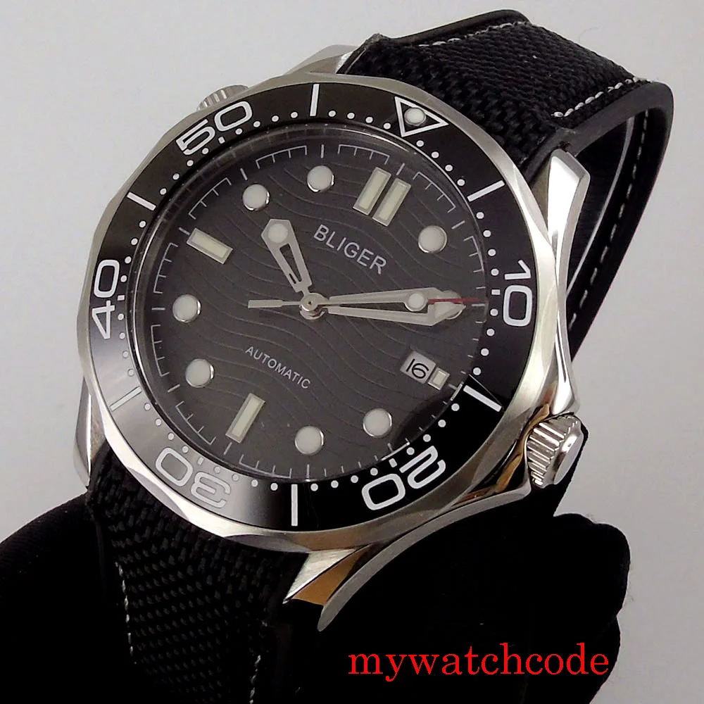 BLIGER Luxury Brand Mechanical Automatic 41mm Mens Wristwatch Sapphire Crystal 24 Jewels NH35 MIYOTA 8215 Movement Rubber Band
BLIGER Luxury Brand Mechanical Automatic 41mm Mens Wristwatch Sapphire Crystal 24 Jewels NH35 MIYOTA 8215 Movement Rubber Band