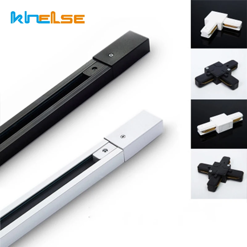 0.5M Aluminum LED Track Lamp Rail White/Black 2 Wire Electried Rail Connector For Store Shop Ceiling Spot Track Lighting Fitting
0.5M Aluminum LED Track Lamp Rail White/Black 2 Wire Electried Rail Connector For Store Shop Ceiling Spot Track Lighting Fitting