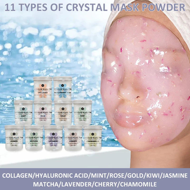 Wholesale 500g/Jar Hydrojelly Rose Crystal Collagen Gold Powder Face Masks Moisturizing Whitenning Peeling Facial Mask Powder
Wholesale 500g/Jar Hydrojelly Rose Crystal Collagen Gold Powder Face Masks Moisturizing Whitenning Peeling Facial Mask Powder