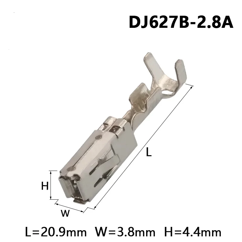 1000 Pcs 2.8 MM Automotive Wire Crimping Terminal Metal Splice Pins Contacts For Tyco Connector 1-968849-1 DJ627B-2.8
1000 Pcs 2.8 MM Automotive Wire Crimping Terminal Metal Splice Pins Contacts For Tyco Connector 1-968849-1 DJ627B-2.8