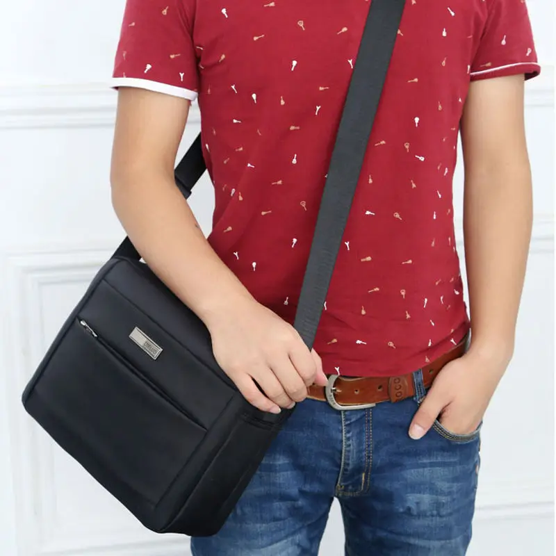 Men Casual Black Oxford Handbag Zipper Waterproof Outdoor Travel Messenger Bags Business High Quality Shoulder Crossbody Bags
Men Casual Black Oxford Handbag Zipper Waterproof Outdoor Travel Messenger Bags Business High Quality Shoulder Crossbody Bags