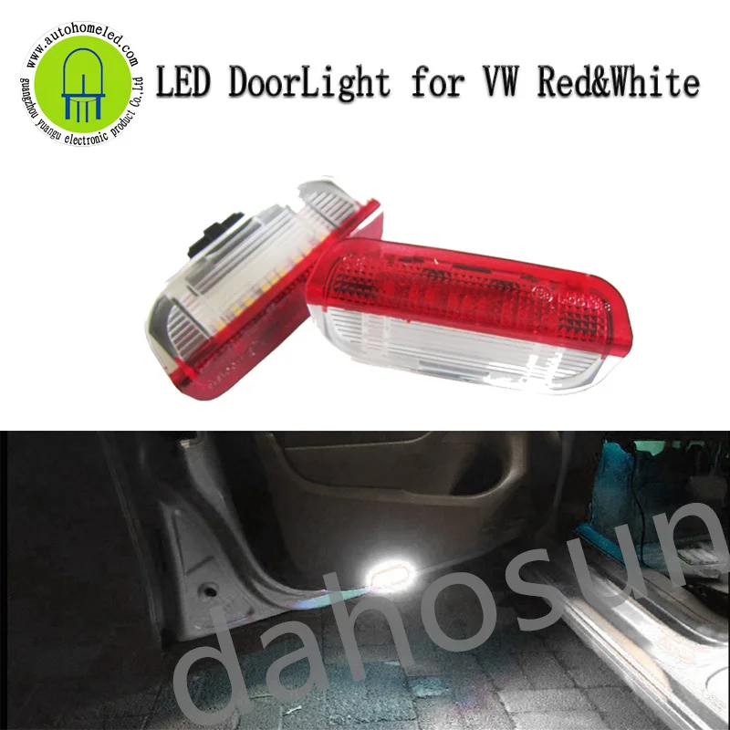 2Pcs Dahosun Red&White LED Door Light for VW Golf 5,6/Jetta/Passat/Scirocco/Sharan/Touareg/Tiguan/Skoda Superb
2Pcs Dahosun Red&White LED Door Light for VW Golf 5,6/Jetta/Passat/Scirocco/Sharan/Touareg/Tiguan/Skoda Superb