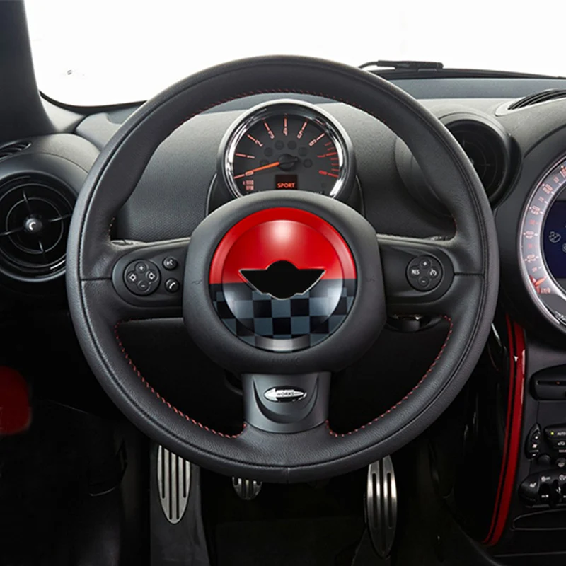 Car Steering Wheel Decoration Cover For MINI Cooper S R55 R56 R57 R60 R61 Car Accessories interior Styling shell car sticker
Car Steering Wheel Decoration Cover For MINI Cooper S R55 R56 R57 R60 R61 Car Accessories interior Styling shell car sticker
