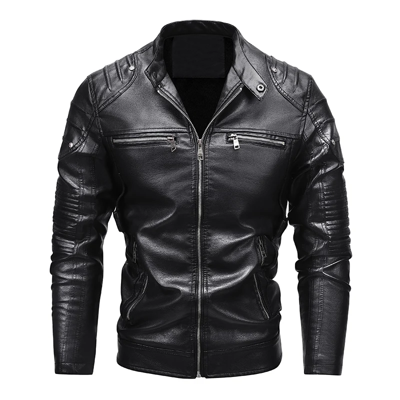JG-6835 Men's PU Leather Jacket 2022 New Racing Suit Casual Fashion Motorcycle Clothing Stitching Male Jacket Leather Jacket
JG-6835 Men's PU Leather Jacket 2022 New Racing Suit Casual Fashion Motorcycle Clothing Stitching Male Jacket Leather Jacket