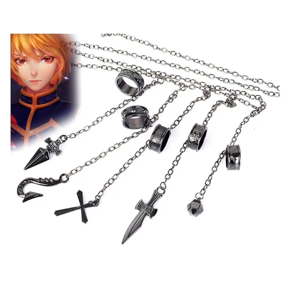 2024 High Quality Cartoon Kurapika Cosplay Costume Prop Metal Ring Accessories Alloy Fashion Pendant Chain Finge
2024 High Quality Cartoon Kurapika Cosplay Costume Prop Metal Ring Accessories Alloy Fashion Pendant Chain Finge