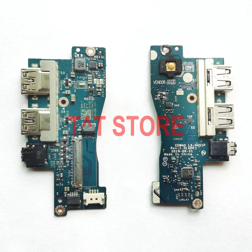 Original FOR DELL Inspiron 7490 Laptop Power Botton Switch USB Audio IO BOARD LS-H451P HT63C 0HT63C Test Good Free Shipping
Original FOR DELL Inspiron 7490 Laptop Power Botton Switch USB Audio IO BOARD LS-H451P HT63C 0HT63C Test Good Free Shipping