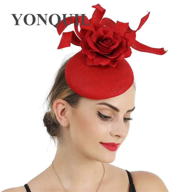 Chamirng New Red Wedding Hat Bride Flower Fascinator Hairpin Women Lady Cocktail Marriage Millinery Cap Floral Hair Accessories
Chamirng New Red Wedding Hat Bride Flower Fascinator Hairpin Women Lady Cocktail Marriage Millinery Cap Floral Hair Accessories
