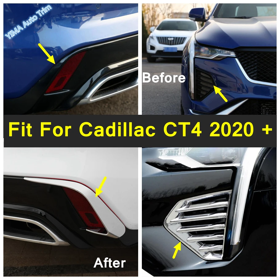 Front / Rear Back Fog Lights Lamp Bumper Foglight Eyelid Cover Trim Fit For Cadillac CT4 2020 - 2022 Car Exterior Accessories
Front / Rear Back Fog Lights Lamp Bumper Foglight Eyelid Cover Trim Fit For Cadillac CT4 2020 - 2022 Car Exterior Accessories
