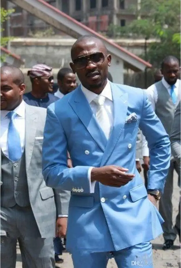 New Style Double Breasted Wedding Groom Tuxedos Shawl Lapel Groomsmen Men Suits Prom Blazer (Jacket+Pants+Tie)
New Style Double Breasted Wedding Groom Tuxedos Shawl Lapel Groomsmen Men Suits Prom Blazer (Jacket+Pants+Tie)