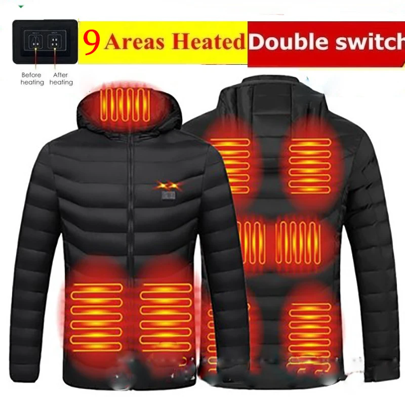Heated Vest Jacket Washable Usb Charging Hooded Cotton Coat Electric Heating Warm Jacket Outdoor Camping Hiking Heated Jacket
Heated Vest Jacket Washable Usb Charging Hooded Cotton Coat Electric Heating Warm Jacket Outdoor Camping Hiking Heated Jacket