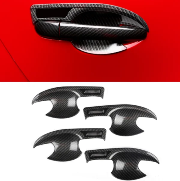 Fit For Mazda 3 Axela 2017 Carbon Fiber Side Door Handle Bowl Frame Cover Trim 4pcs
Fit For Mazda 3 Axela 2017 Carbon Fiber Side Door Handle Bowl Frame Cover Trim 4pcs