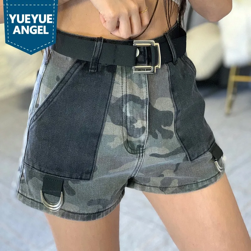 Fashion High Waist Wide Leg Shorts Women Loose Camouflage Mixed Color Short Jeans Personality Vintage Denim Hot Pants Female
Fashion High Waist Wide Leg Shorts Women Loose Camouflage Mixed Color Short Jeans Personality Vintage Denim Hot Pants Female