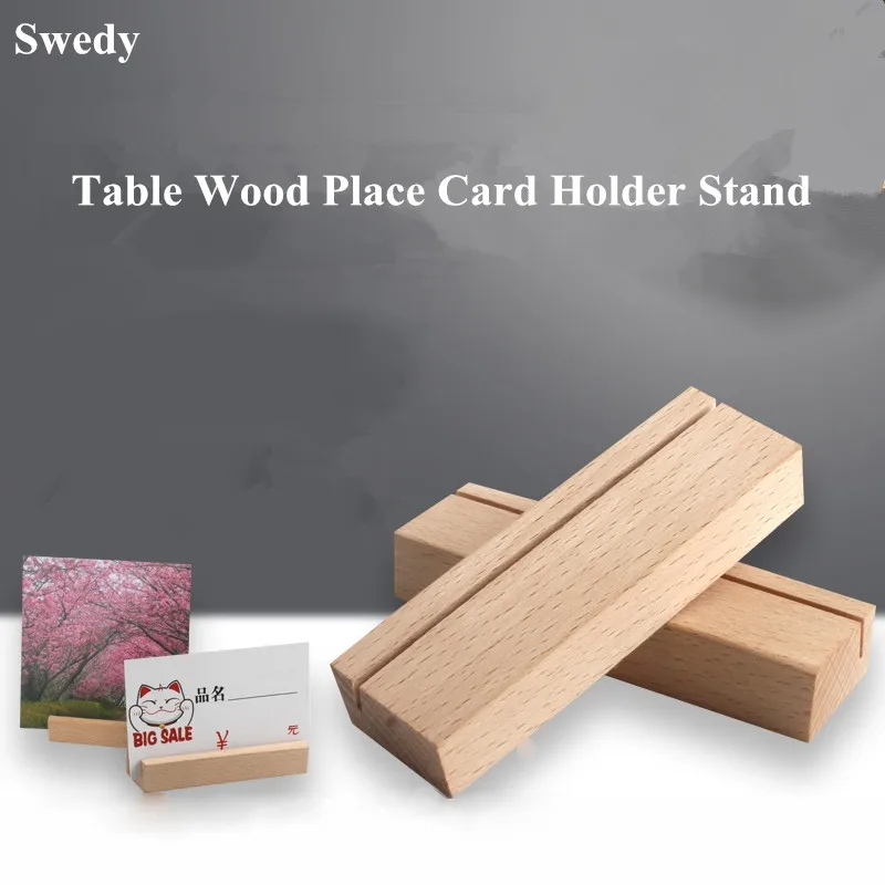 Small Wood Place Card Holders Table Number Sign Holders Stands Paper Cards Holder Base Wedding Reception Party Decoration
Small Wood Place Card Holders Table Number Sign Holders Stands Paper Cards Holder Base Wedding Reception Party Decoration