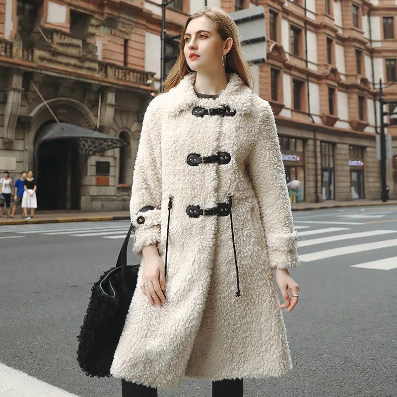 Fur Coat Female Real 100% Wool Jacket Autumn Winter Coat Women Clothes 2020 Korean Vintage Sheep Shearling Fur Tops ZT4252
Fur Coat Female Real 100% Wool Jacket Autumn Winter Coat Women Clothes 2020 Korean Vintage Sheep Shearling Fur Tops ZT4252