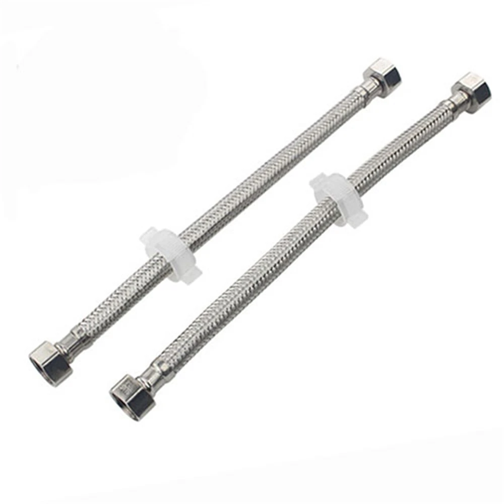 304 Stainless Steel Braided Pipe 4 Points Explosion-proof Faucet Water Heater High Pressure Hose Cold And Hot Water Inlet Hose
304 Stainless Steel Braided Pipe 4 Points Explosion-proof Faucet Water Heater High Pressure Hose Cold And Hot Water Inlet Hose