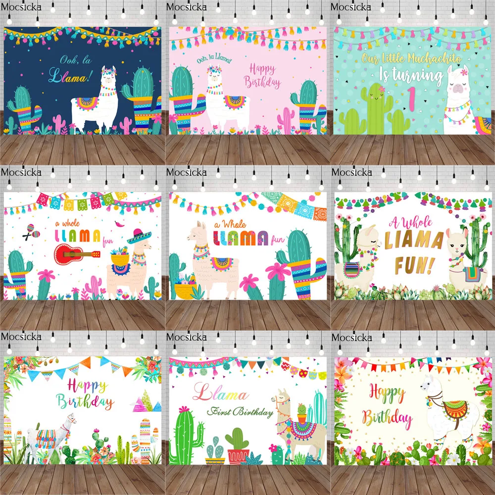 Mocsicka Alpaca Cactus Birthday Background Child Portrait Photo Custom Content Party Decoration Props Backdrop For Photography
Mocsicka Alpaca Cactus Birthday Background Child Portrait Photo Custom Content Party Decoration Props Backdrop For Photography