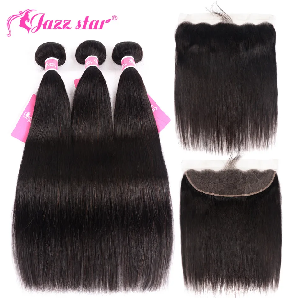 Brazilian Straight Hair Bundles With Frontal 100% Human Hair Frontal With Bundles 13x4 Lace Frontal Closure Non Remy Jazz Star
Brazilian Straight Hair Bundles With Frontal 100% Human Hair Frontal With Bundles 13x4 Lace Frontal Closure Non Remy Jazz Star