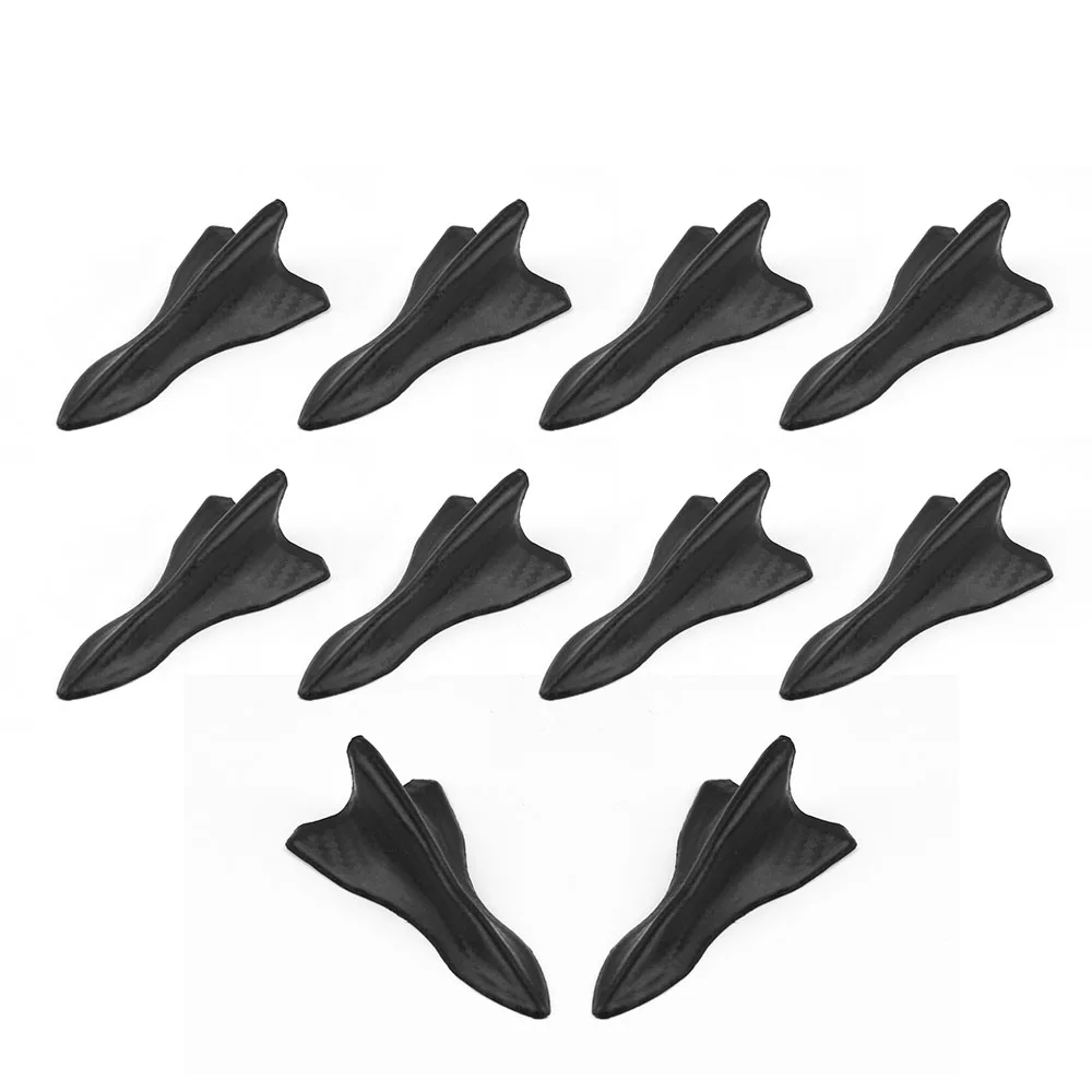 10pcs/set Rear Roof Air Vortex Generator Diffuser Shark Fins Spoiler Wing Trunk Kit Car Decoration Accessories
10pcs/set Rear Roof Air Vortex Generator Diffuser Shark Fins Spoiler Wing Trunk Kit Car Decoration Accessories