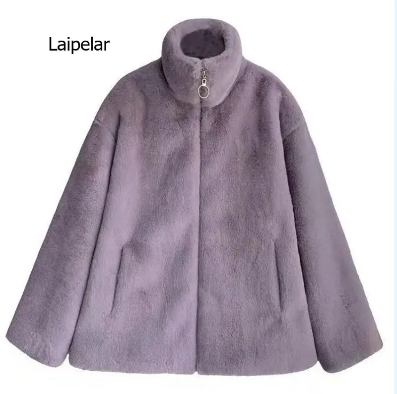 Women's Faux Fur Winter Coat Warm Soft Outerwear Stand Collar Jacket Casual
Women's Faux Fur Winter Coat Warm Soft Outerwear Stand Collar Jacket Casual