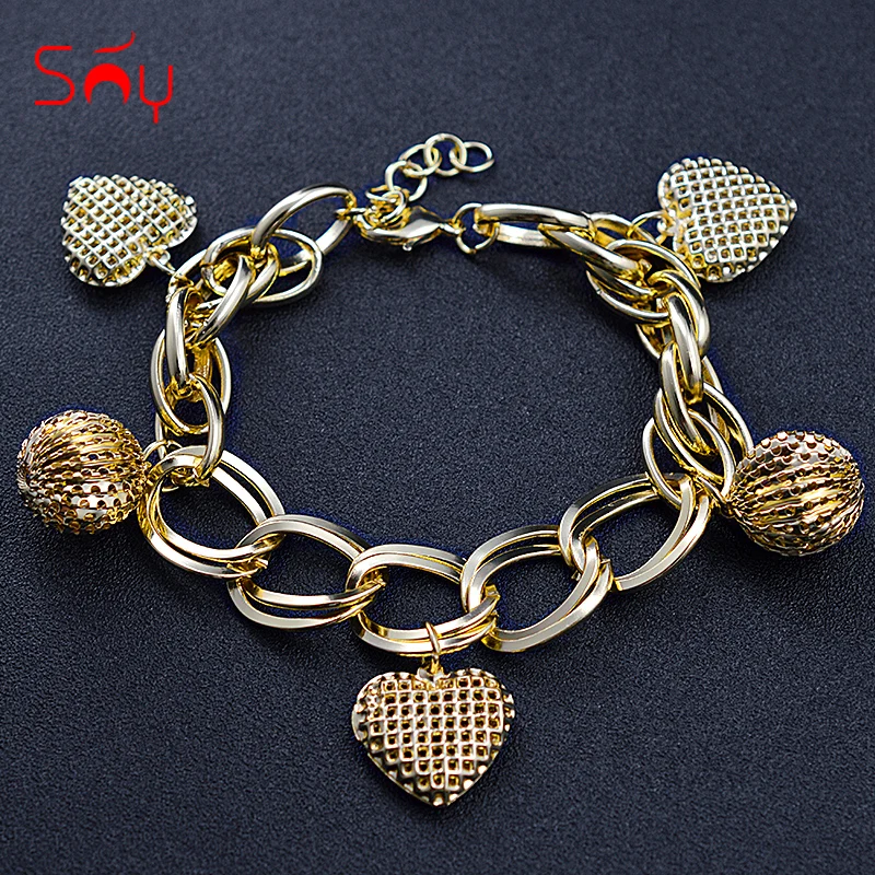 Sunny Jewelry Fashion Jewelry Charm Bracelets For Women Hand Chains Link Chain ball Bracelet For Daily Wear Classic Heart-shaped
Sunny Jewelry Fashion Jewelry Charm Bracelets For Women Hand Chains Link Chain ball Bracelet For Daily Wear Classic Heart-shaped