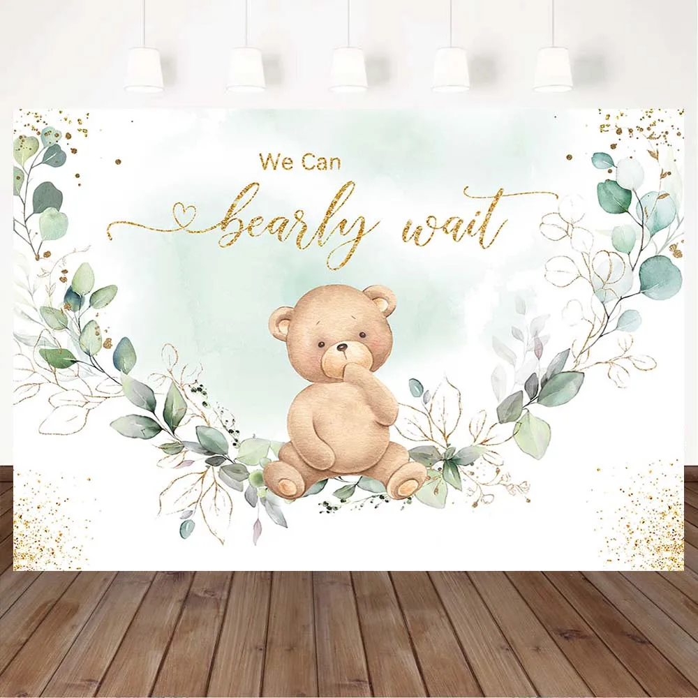Mocsicka Baby Shower Backdrop Boy We Can Bearly Wait Photo Background for Photo Studio Photocall Props Little Bear Leaves Decor
Mocsicka Baby Shower Backdrop Boy We Can Bearly Wait Photo Background for Photo Studio Photocall Props Little Bear Leaves Decor