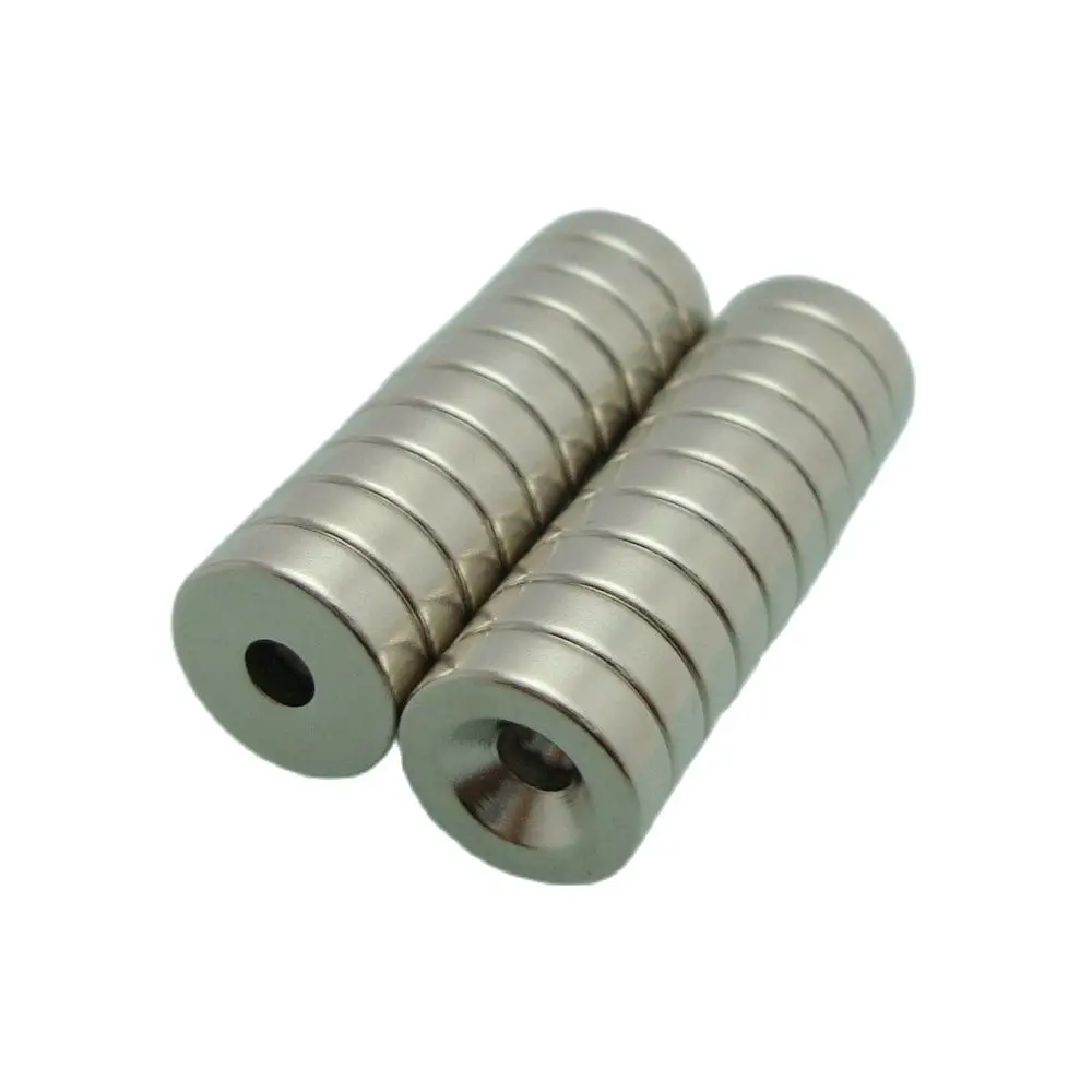 Countersunk Magnetics OD15xID3x3mm Neodymium Magnet Quality Round Super Powerful Strong Permanent imanes Ring Magnetic Materials
Countersunk Magnetics OD15xID3x3mm Neodymium Magnet Quality Round Super Powerful Strong Permanent imanes Ring Magnetic Materials