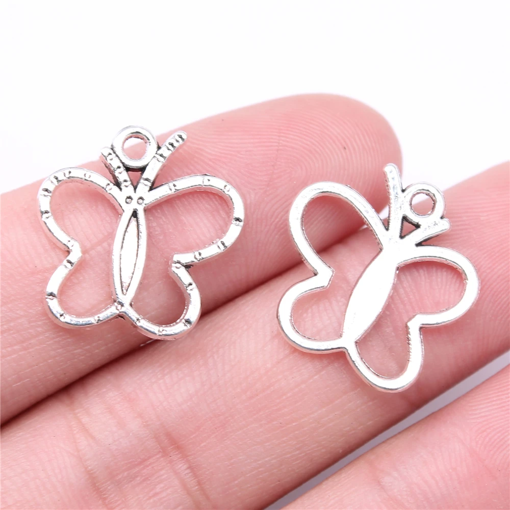 Wholesale 150pcs/bag Charms Wholesale 19x19mm Butterfly Charms Wholesale Antique Silver Color Alloy Charms
Wholesale 150pcs/bag Charms Wholesale 19x19mm Butterfly Charms Wholesale Antique Silver Color Alloy Charms