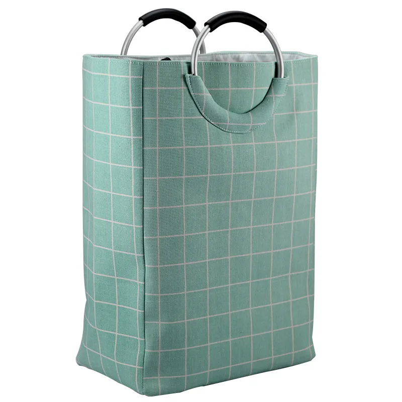 Canvas dirty clothes bag Fabric cotton and linen storage bag Aluminum handle Laundry bag Foldable new home dirty clothes hamper
Canvas dirty clothes bag Fabric cotton and linen storage bag Aluminum handle Laundry bag Foldable new home dirty clothes hamper