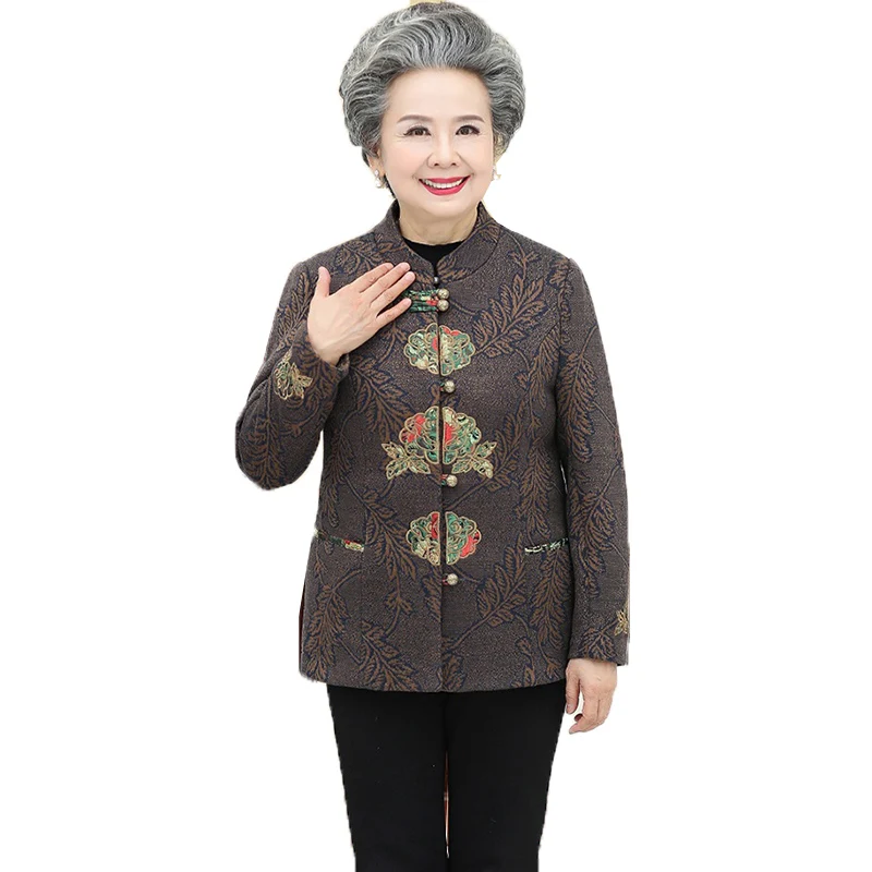 Middle-Aged Elderly 60-70-80 Age Women's Coat 2022 Spring Autumn Coats Retro Long Sleeve Short Coats Outerwear 5XL A2071
Middle-Aged Elderly 60-70-80 Age Women's Coat 2022 Spring Autumn Coats Retro Long Sleeve Short Coats Outerwear 5XL A2071