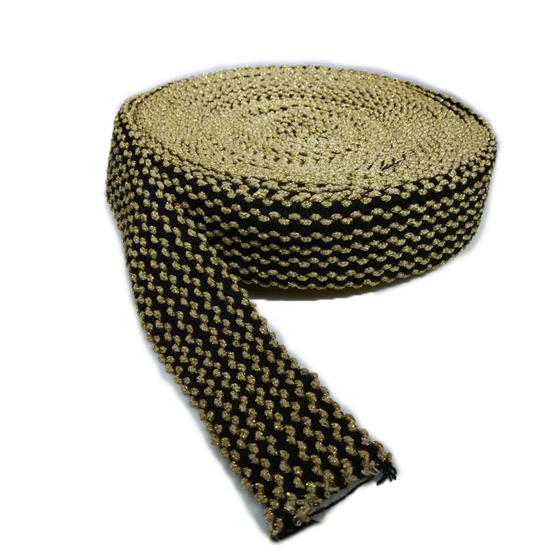 Gold Black Stretch Lace-Fabric Suppies-Decoration-Accessories 6cm width Elastic Lace Trim DIY Crafts Sewing Webbing
Gold Black Stretch Lace-Fabric Suppies-Decoration-Accessories 6cm width Elastic Lace Trim DIY Crafts Sewing Webbing