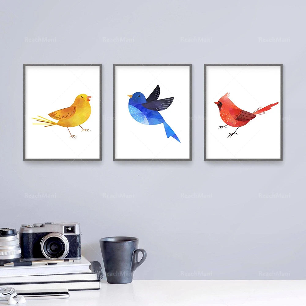 Folk art animal bird prints, whimsical art, colorful art, watercolor home decor gift poster
Folk art animal bird prints, whimsical art, colorful art, watercolor home decor gift poster